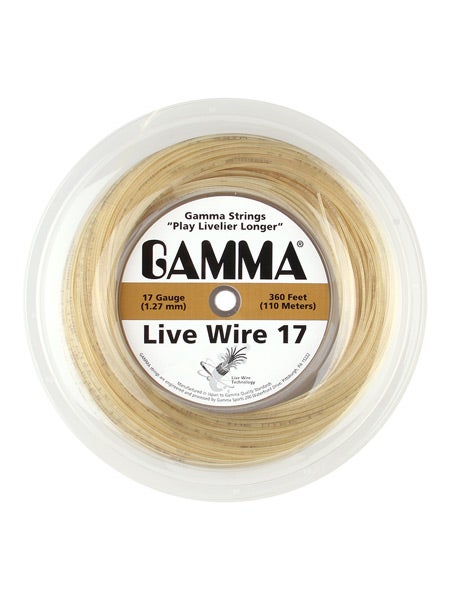 Gamma Live Wire 17/1.27 String Reel - 360 Natural