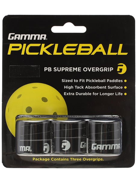 Gamma Supreme Overgrip 3 Pack (White)