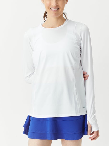 Grand Slam Womens Essential Long Sleeve - White