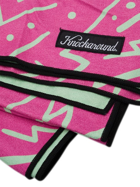 Knockaround Adventure Towel Pink Zigs