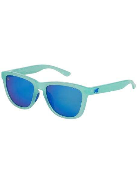 Knockaround Frosted Rubber Mint/Polarized Aqua Premium Sunglasses