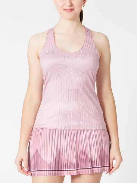 KSwiss Womens Autumn Pleated V-Neck Tank