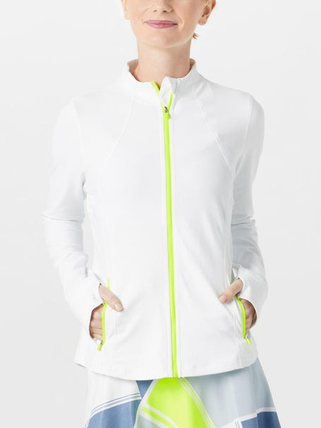 Lucky In Love Womens Going Strong High Neck Zip Jacket