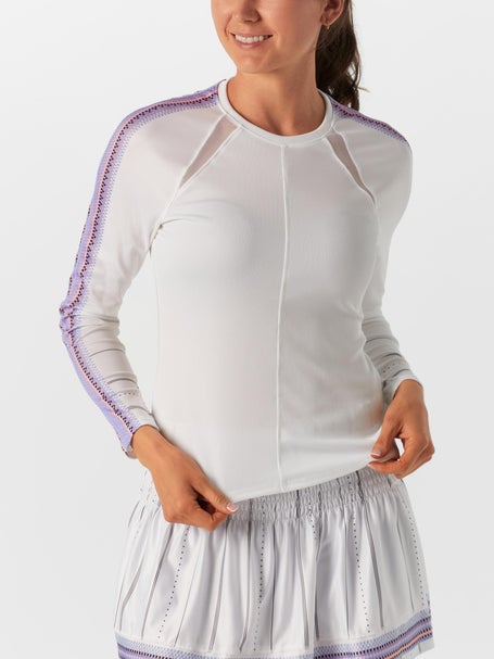 Lucky In Love Womens Lavender Love Long Sleeve