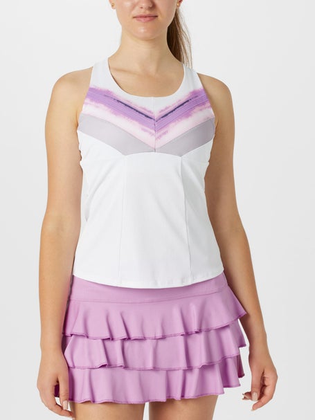 Lucky In Love Womens Mystic Petal Racerback Tank