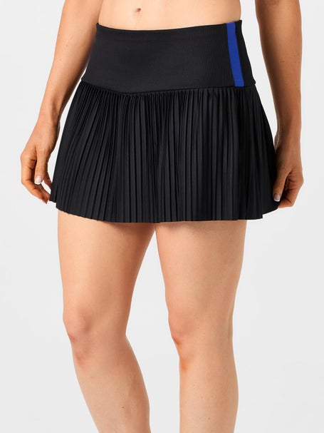 Lucky In Love Womens Racer Rib Pleat Skirt