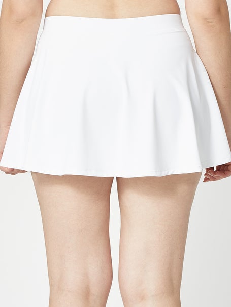 LIJA Womens Core Flounce Skirt - White