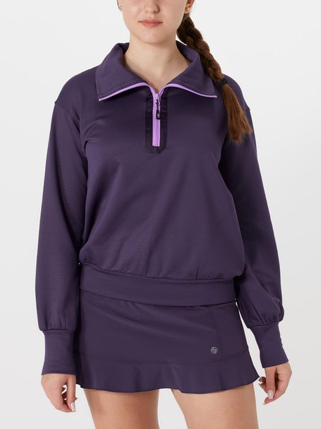 LIJA Womens Hit & Run Title 1/2 Zip Pullover