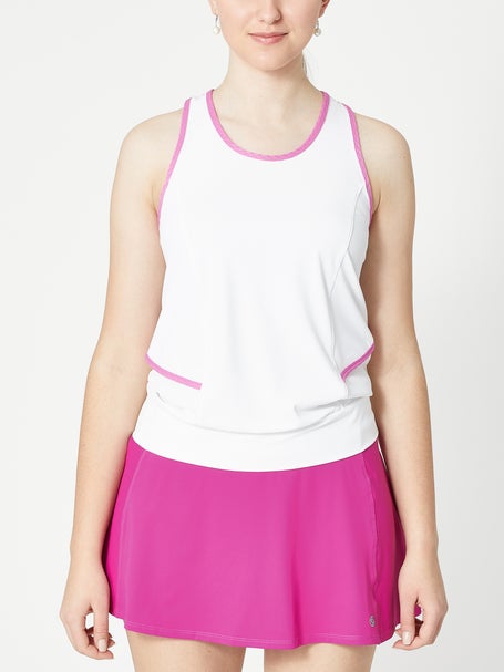 LIJA Womens Spring Blossoms Court Tank