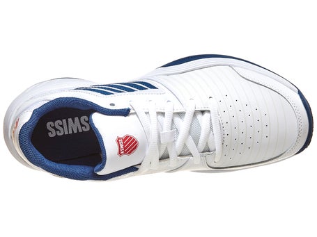 KSwiss Court Express White/Blue Opal Mens Shoes