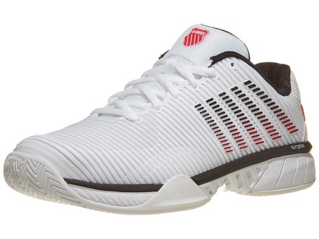 KSwiss Hypercourt Express 2 White/Black/Red Mens Shoes