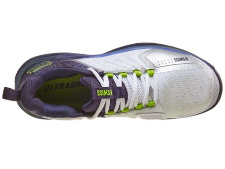 KSwiss Ultrashot 3 White/Peacoat/Lime Mens Shoe 