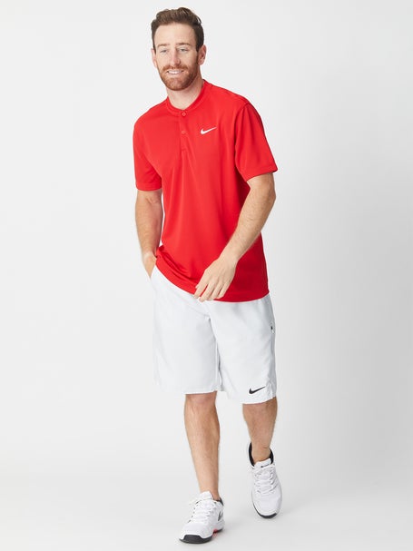 Nike Mens Core Blade Henley Top - Red