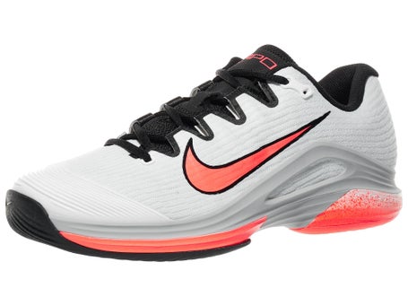 Nike Zoom Vapor 12 PRM White/Lava/Grey Mens Shoes 