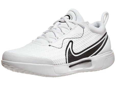 NikeCourt Zoom Pro White/Black Men's Shoes | Total Pickleball