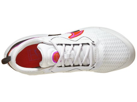 NikeCourt Zoom Pro White/Red/Fuchsia Mens Shoes