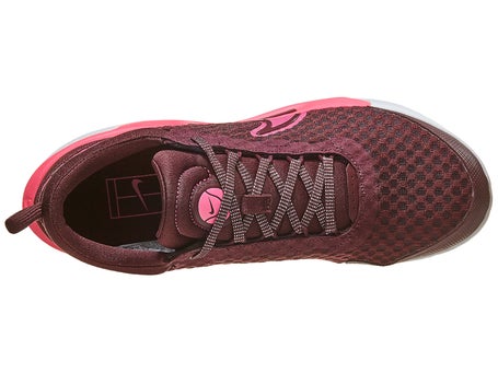 NikeCourt Zoom Pro PRM Burgundy/Pink Womens Shoes 