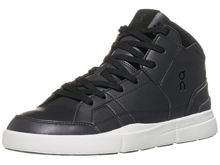 ON The Roger Clubhouse Mid Black/Eclipse Womens Shoes
