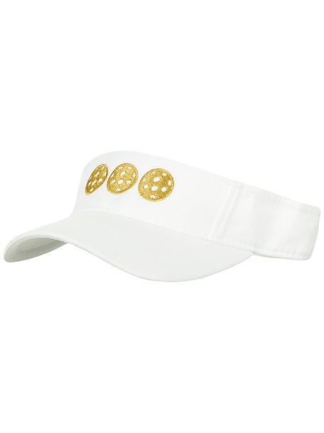 PB&Jelly Gold Pickleball Visor - White