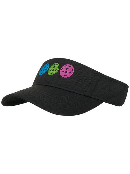 PB&Jelly Multi Color Pickleball Visor - Black