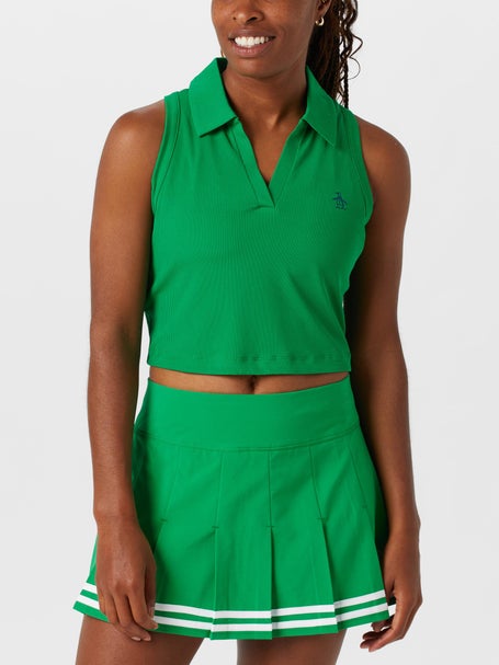 Penguin Womens Fall Rib Crop Polo
