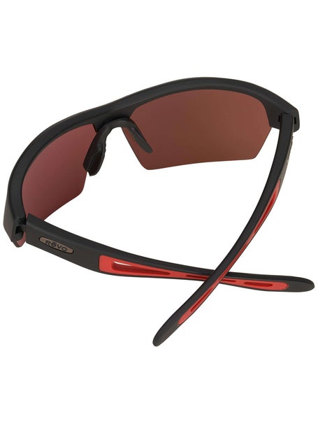 Revo Jett Semi-Rimless Sunglasses   Matte Black/Drive