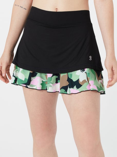 Sofibella Womens 14 UV Border Print Skirt - Camo