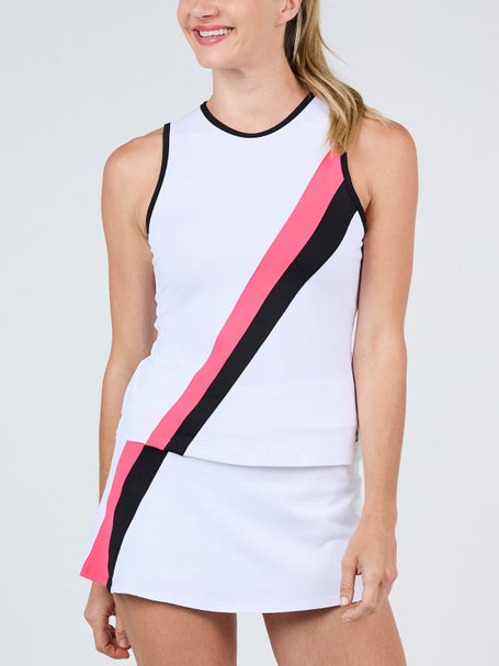 Sofibella Womens Amore Mio Contrast Stripe Tank