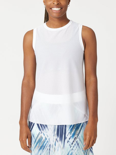 Sofibella Womens Airflow Tank - White