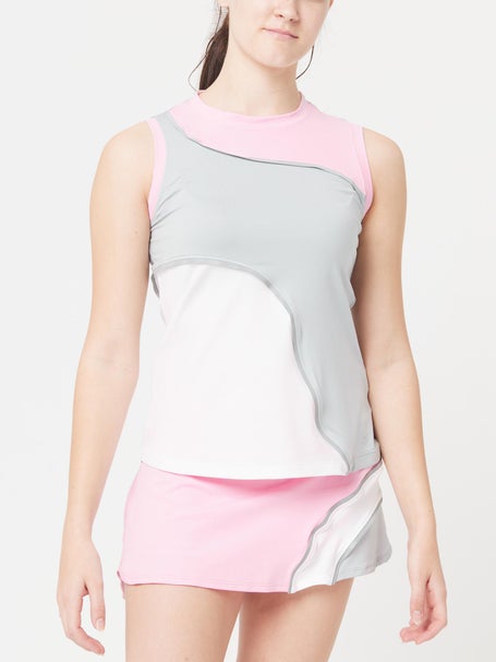 Sofibella Womens Reflective Sleeveless Tank