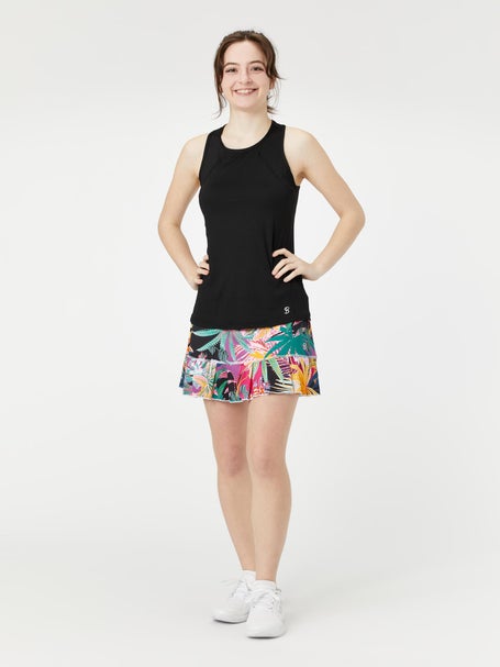 Sofibella Womens 14 UV Print Skirt - Wild Blooms