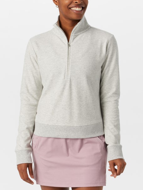 Travis Mathew Womens Spring Cloud 1/2 Zip LS Top