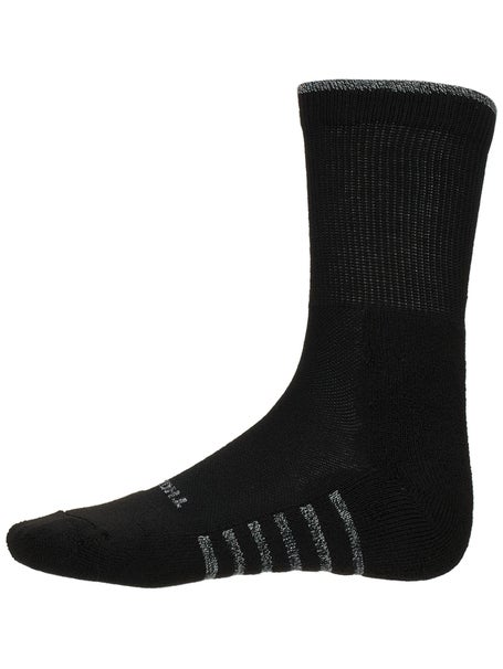 Thorlo Pickleball Light Cushion Crew Sock Black