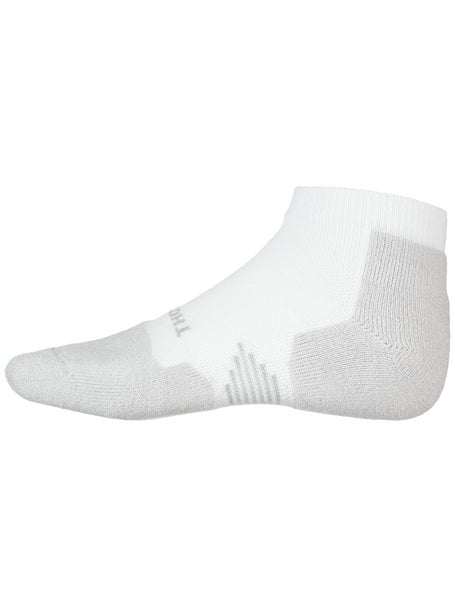 Thorlo Pickleball Light Cushion Low Cut Sock White