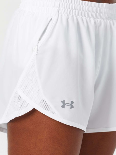 Under Armour Womens Core Fly By Short - White