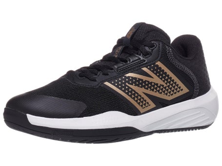 New Balance WC 696v6 B Black/White Womens Shoe
