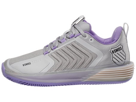 KSwiss Ultrashot 3 Clay Raindrops/Purple Woms Shoe