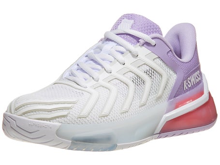 KSwiss Ultrashot 4 White/Orchid/Blaze Womens Shoes 