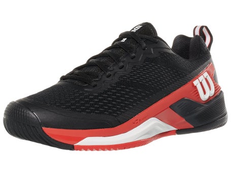 Wilson Rush Pro 4.5 Black/Red Mens Shoes