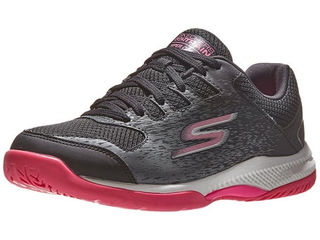 Skechers Viper Court Bk/Pink Womens Pickleball Shoes