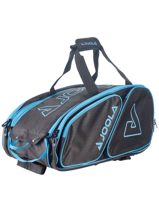 JOOLA Tour Elite Pickleball Paddle Bag Black/Blue Pickleball Warehouse