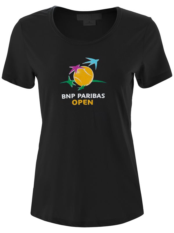 BNP Paribas Open Women's 2020 TShirt Black Total Pickleball