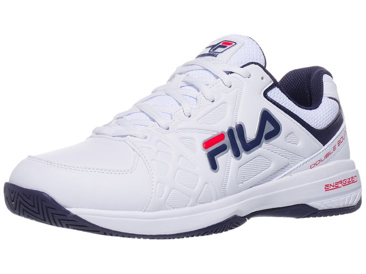 Fila Double Bounce 3 Wh/Ny/Rd Men's Pickleball Shoes Pickleball Warehouse