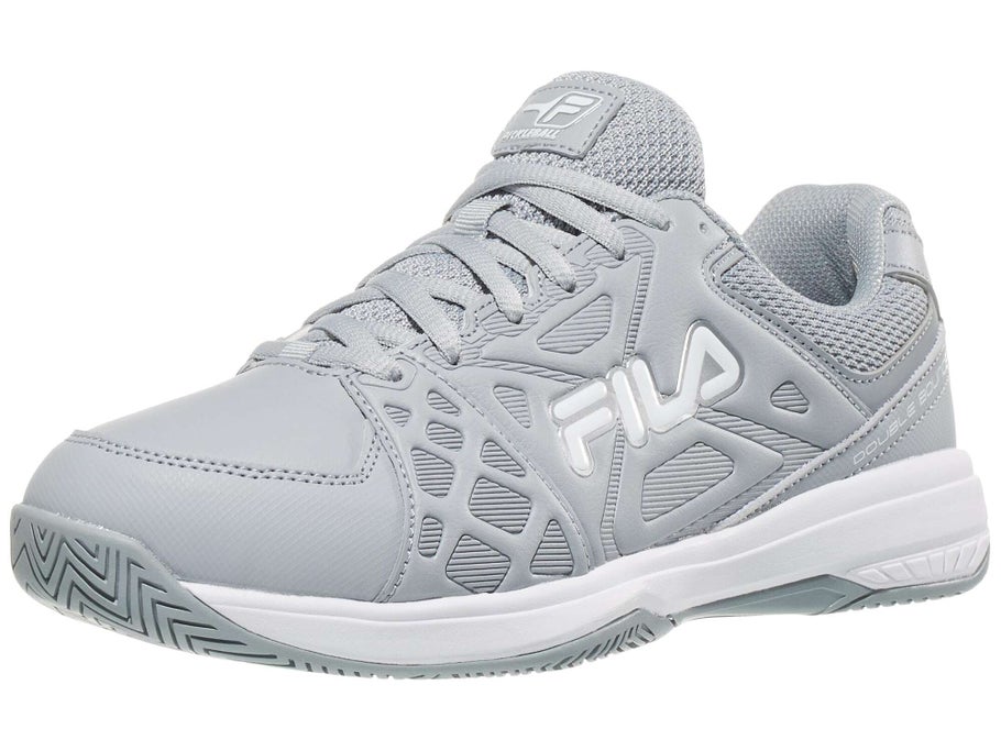 Fila Double Bounce 3 Grey/Wh Wom's Pickleball Shoes | Pickleball Warehouse