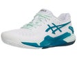 Asics Gel Resolution 9 Clay White/Blue Women's Shoes