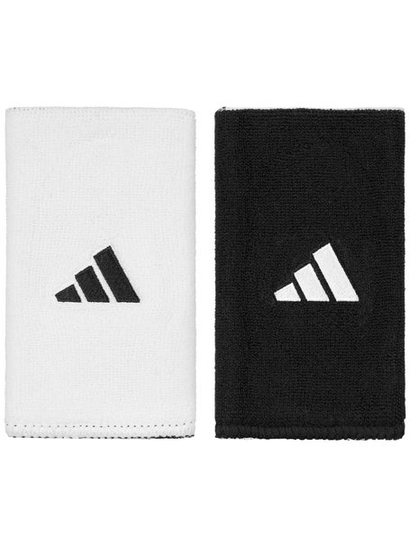 adidas Interval Doublewide Wristband White