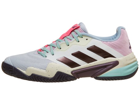 adidas Barricade 13 Wh/Pink/Green Spark Mens Shoes 