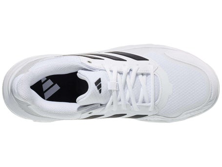 adidas CourtJam Control 3 White/Black Mens Shoe