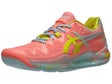 Asics Gel Resolution 8 Sun Coral/Yellow Women's Shoes