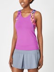 ~/Baddle Women's Cut Out Tank Orchid XS